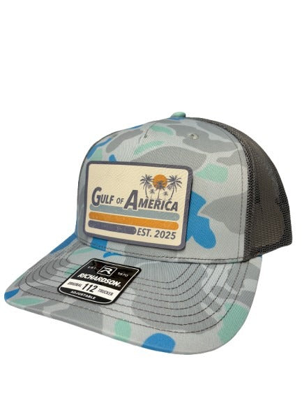 Gulf Of America Trucker Hat, Richardson 112, Birthday Gift For Trump Fan, Mens, Womens, 45 47, Gulf of America 2025 Trump Hat, Trump July 4th Trucker Hat