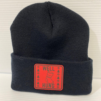 Funny Christmas Leather Patch Hat