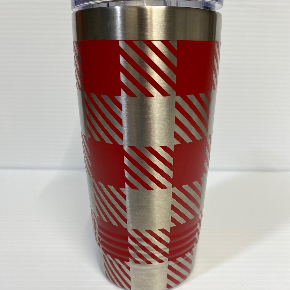 Buffalo Plaid tumbler, Buffalo Check tumbler, flannel fling before the ring, bachelorette, Christmas Tumbler, 20 oz double wall insulated