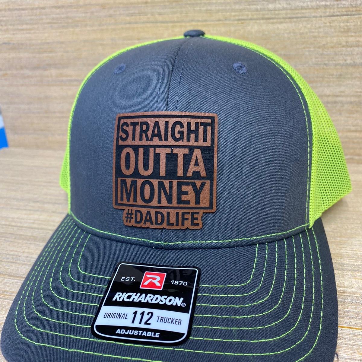 Dad Life Leather Patch Hat