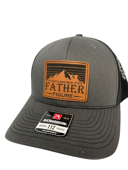 It's Not A Dad Bod It's A Father Figure Father's Day Funny Hat, Worlds Best Dad Fathers Day Gift Hat