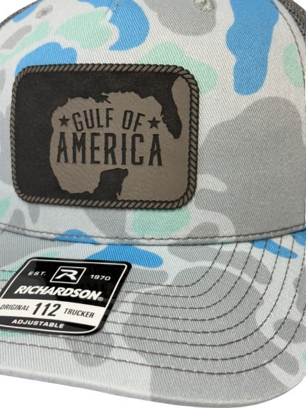 Gulf Of America Trucker Hat, Richardson 112, Birthday Gift For Trump Fan, Mens, Womens, 45 47, Gulf of America 2025 Trump Hat, Trump July 4th Trucker Hat