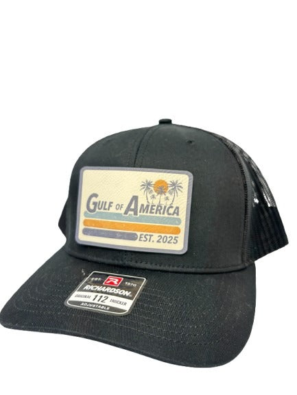 Gulf Of America Trucker Hat, Richardson 112, Birthday Gift For Trump Fan, Mens, Womens, 45 47, Gulf of America 2025 Trump Hat, Trump July 4th Trucker Hat