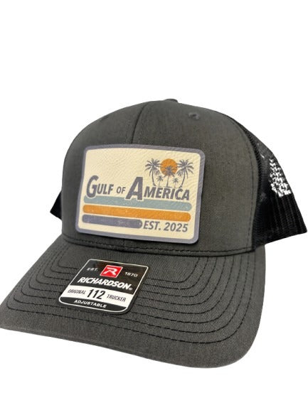 Gulf Of America Trucker Hat, Richardson 112, Birthday Gift For Trump Fan, Mens, Womens, 45 47, Gulf of America 2025 Trump Hat, Trump July 4th Trucker Hat