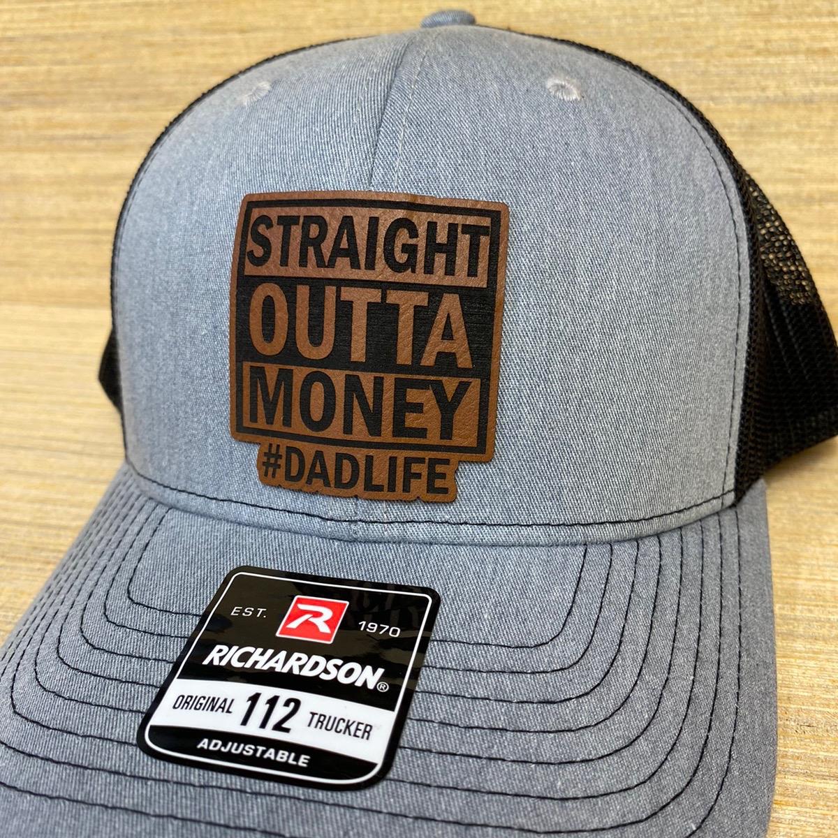 Dad Life Leather Patch Hat