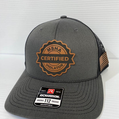 MSHA Violator Hat: Richardson 112 Trucker Cap