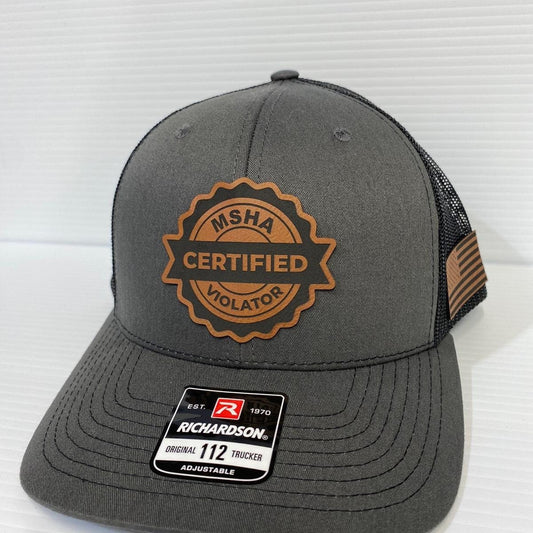 MSHA Violator Hat: Richardson 112 Trucker Cap