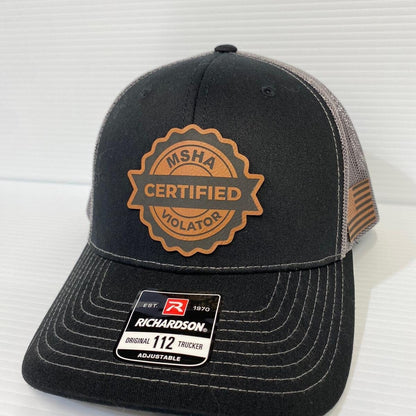 MSHA Violator Hat: Richardson 112 Trucker Cap