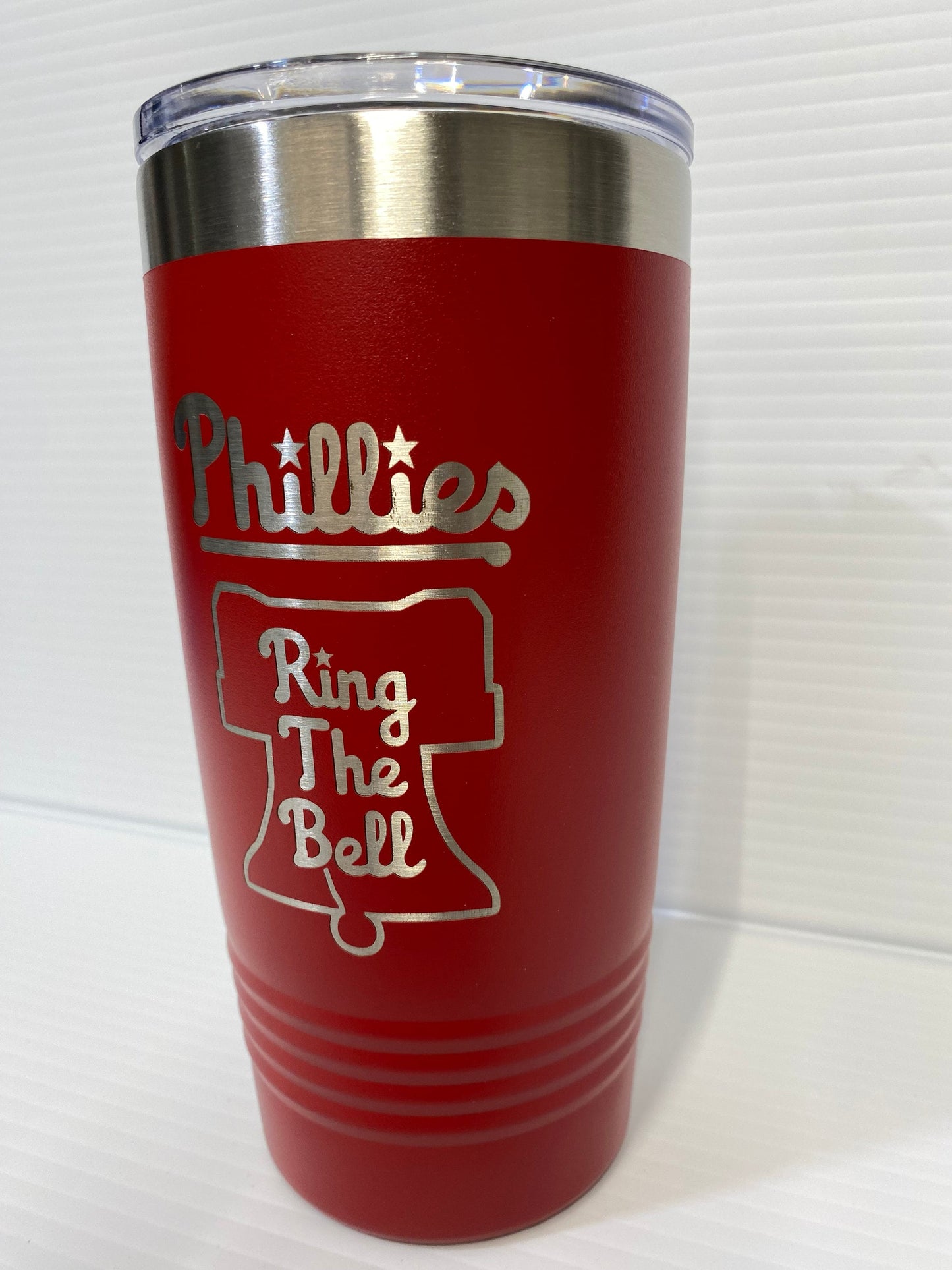 Philadelphia Phillies Ring the Bell 20 oz Double Wall Insulated Tumbler (Single Sided)