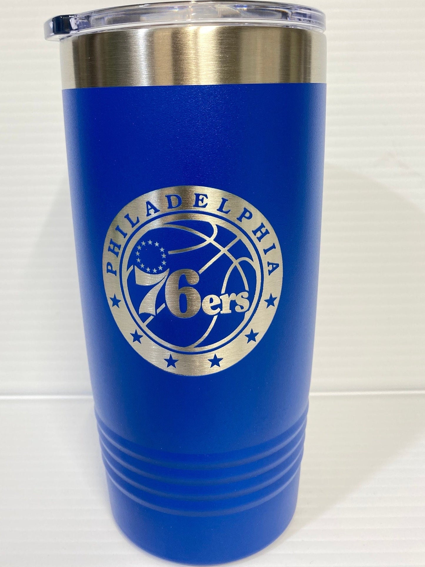Philadelphia 76ers Sixers 20 oz Double Wall Insulated Tumbler (Double Sided)