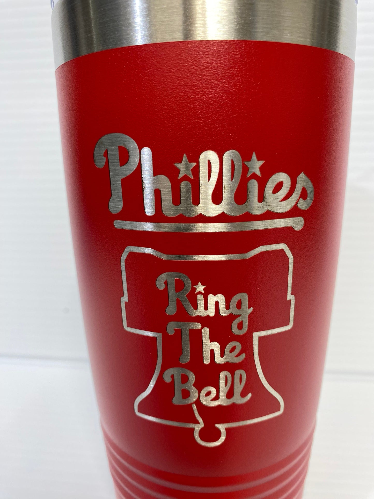 Philadelphia Phillies Ring the Bell 20 oz Double Wall Insulated Tumbler (Single Sided)