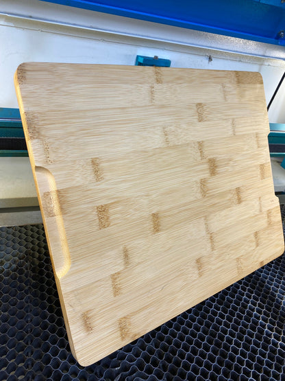 Philadelphia 76ers Laser Engraved Bamboo Cutting Board