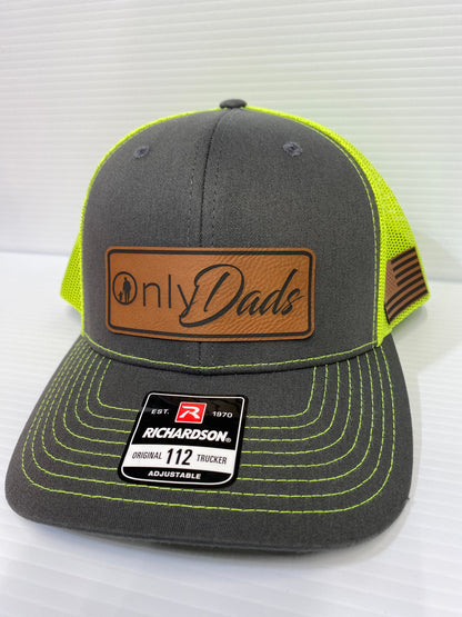 Only Dads Patch Snapback Hat, Father's Day Snapback Trucker Style Hat