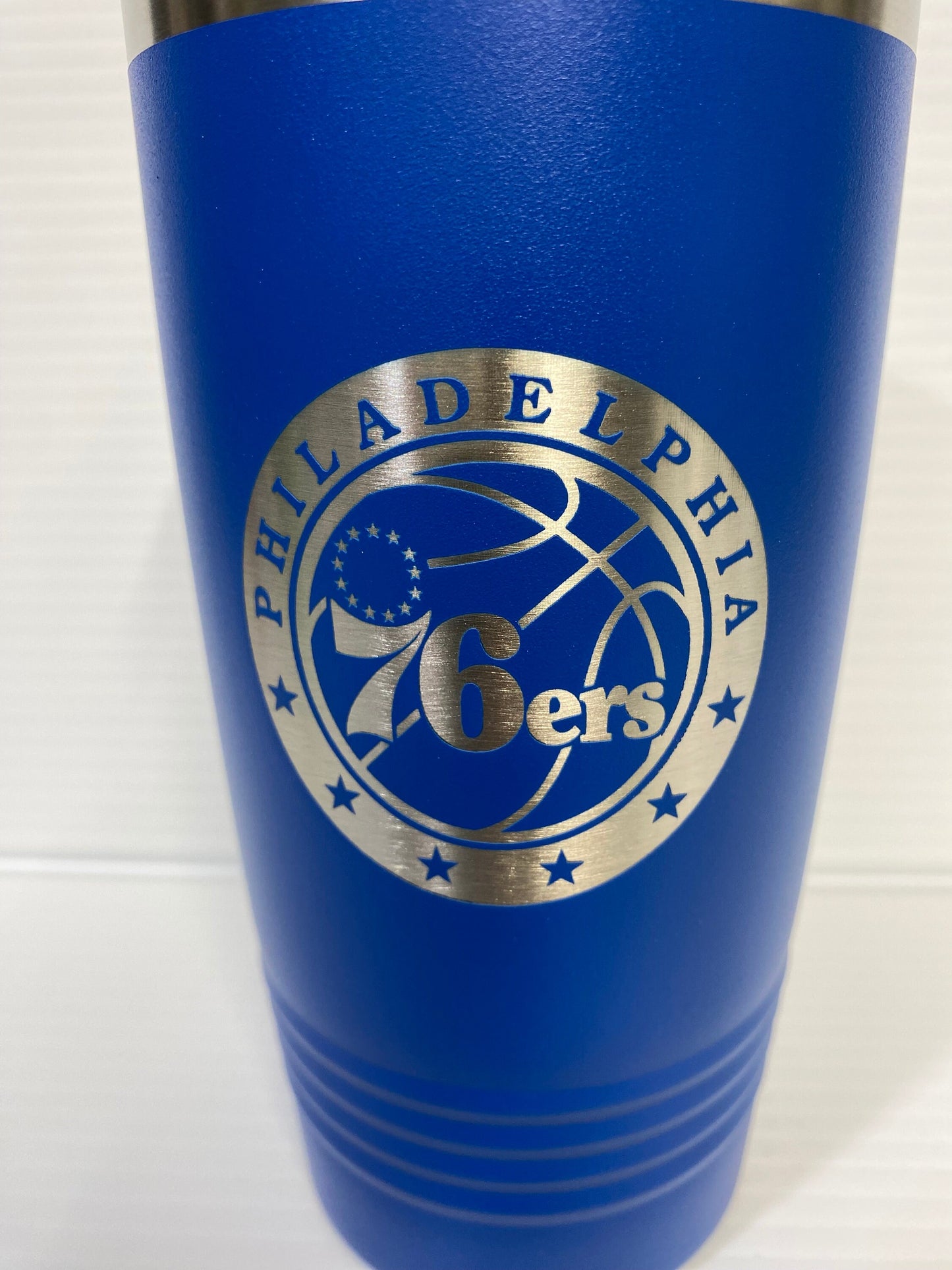 Philadelphia 76ers Sixers 20 oz Double Wall Insulated Tumbler (Double Sided)