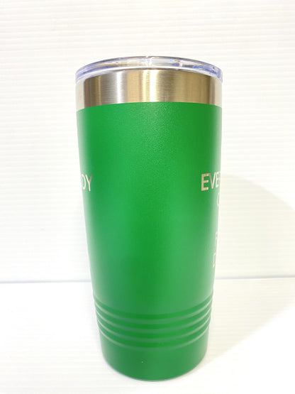 Irish St Paddys Day Shamrock Funny Tumbler with Lid