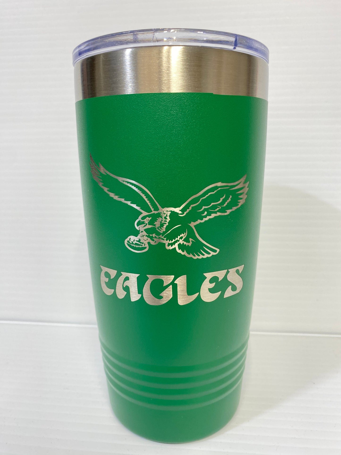 Philadelphia Eagles Kelly Green 20 oz Double Wall Insulated Tumbler (Single Sided)