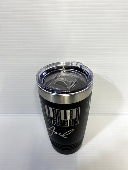 Billy Joel 20 oz Tumbler with Slider Lid