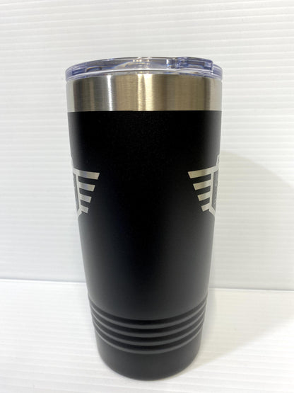 UNVAXXED and Overtaxed 20 oz Double Wall Insulated Tumbler (Double Sided)