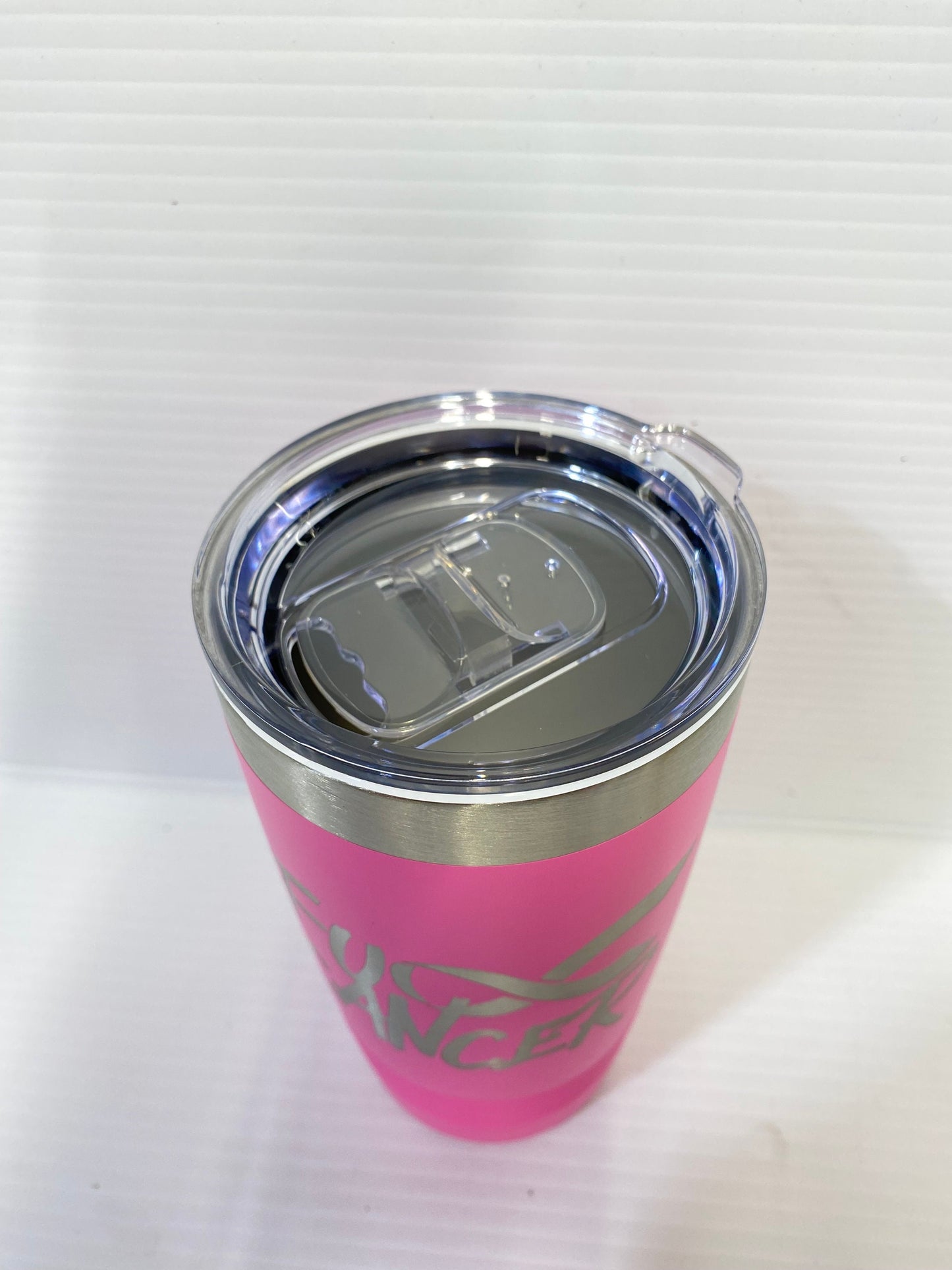 Fuck Cancer Tumbler: Laser Engraved Stainless Steel, Cancer Survivor Gift