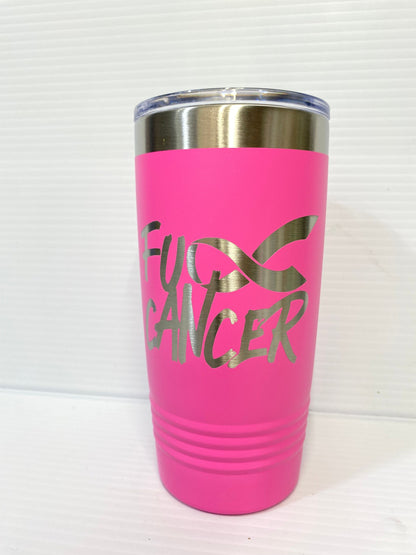 breast cancer tumbler