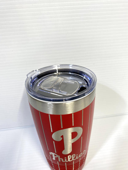 Philadelphia Phillies Ring the Bell 20 oz Double Wall Insulated Tumbler (Double Sided)