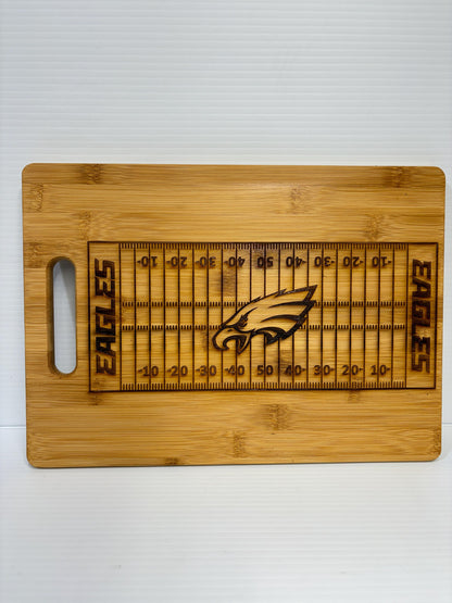 Philadelphia Eagles Cutting Board and Charcuterie Board 13x9
