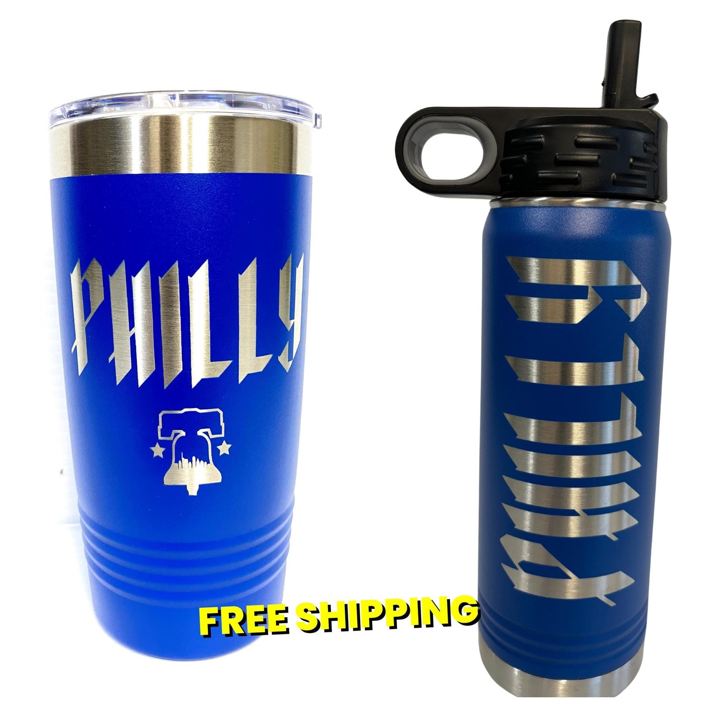 Philadelphia Phillies City Connect Tumbler 20 oz Double Wall Insulated Tumbler (Single Sided)