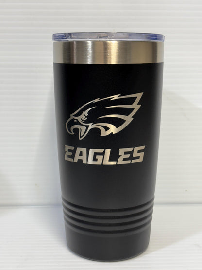 Philadelphia Eagles Saquon Barkley 20 oz Double Wall Insulated Tumbler (Single Sided)