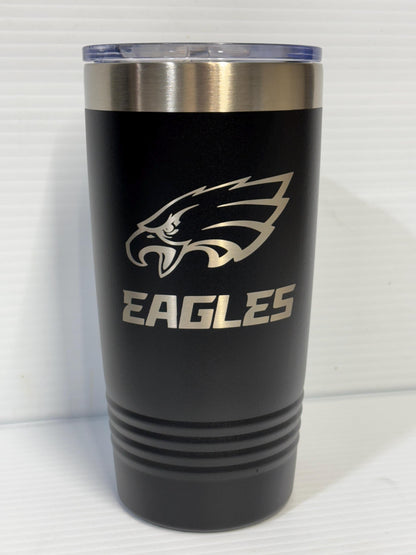 Philadelphia Eagles Saquon Barkley 20 oz Double Wall Insulated Tumbler (Single Sided)