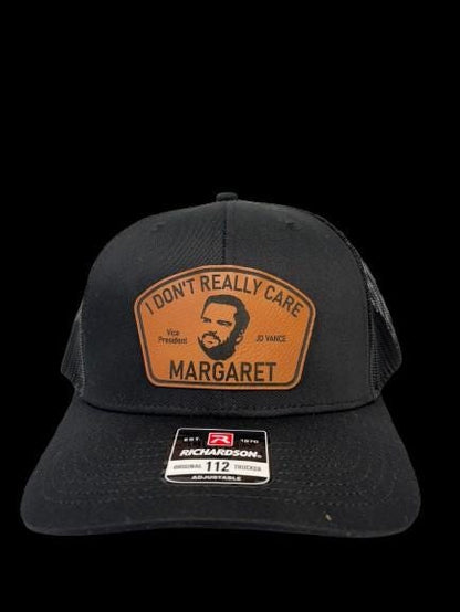 I Don't Really Care Margaret Trucker Hat - JD Vance