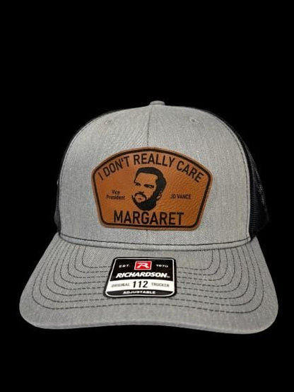 I Don't Really Care Margaret Trucker Hat - JD Vance