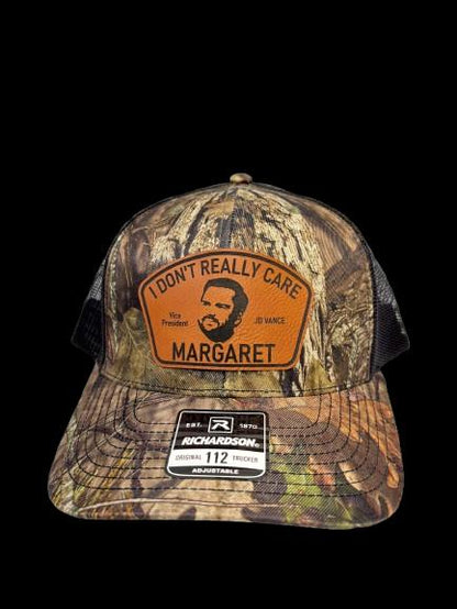 I Don't Really Care Margaret Trucker Hat - JD Vance