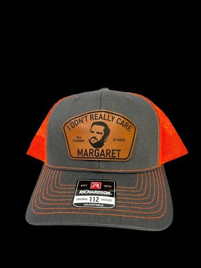 I Don't Really Care Margaret Trucker Hat - JD Vance