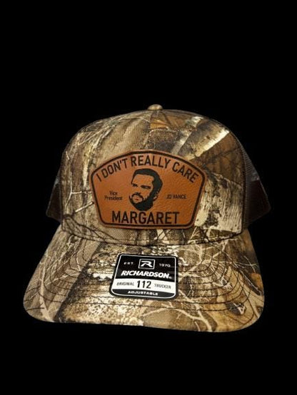 I Don't Really Care Margaret Trucker Hat - JD Vance