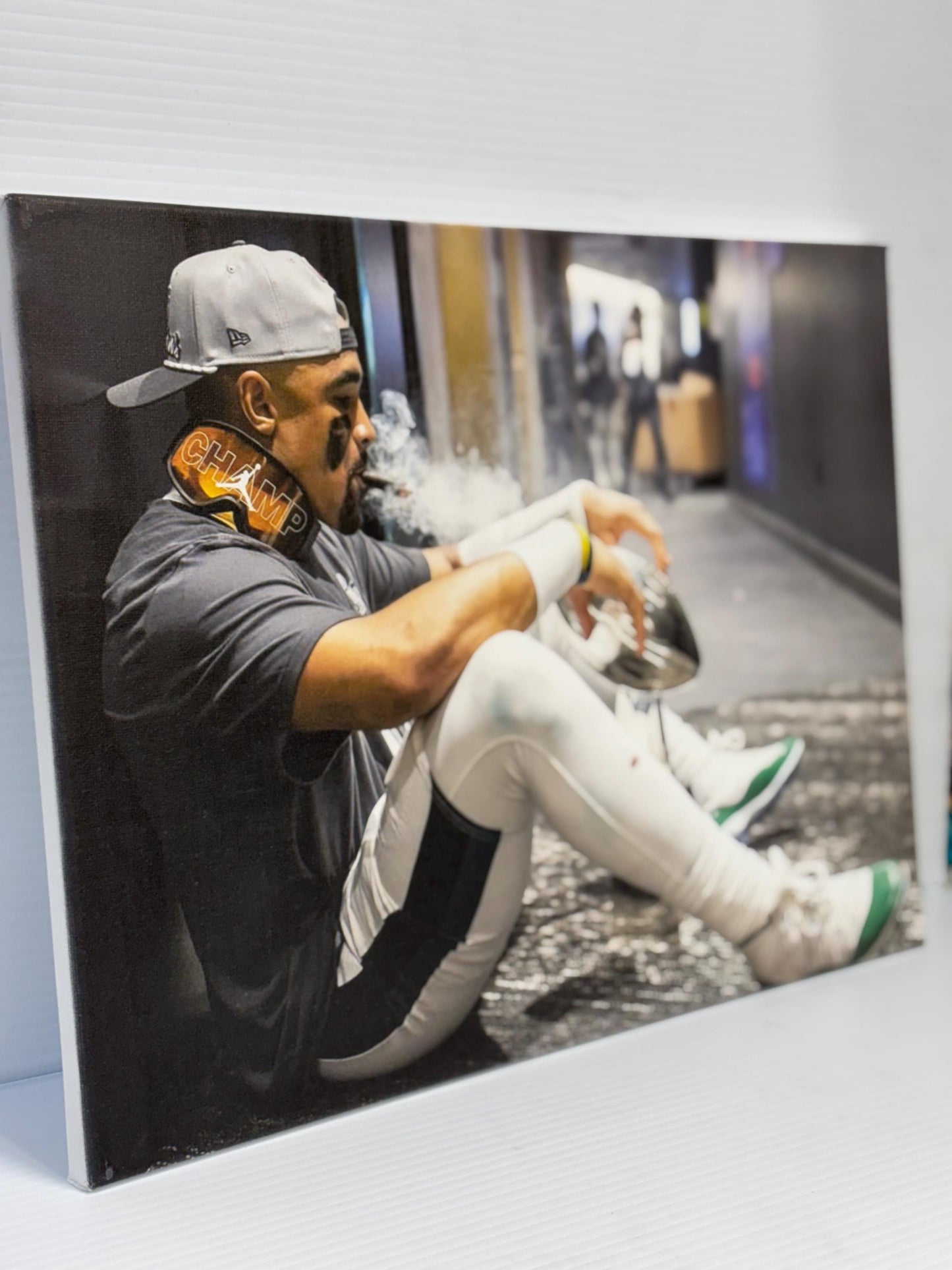 Philadelphia Eagles Newspaper Super Bowl Win, 2024 Super Bowl 59 12x16 Canvas, Eagles Canvas Wrap, Man Cave, Kids Room, Game Room, Office
