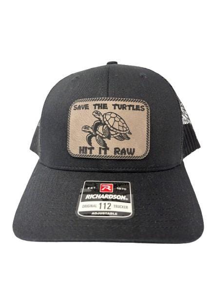 Save The Turtles Trucker Hat: Funny Beach Comedy, Richardson 112