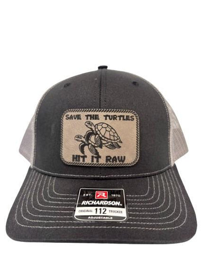 Save The Turtles Trucker Hat: Funny Beach Comedy, Richardson 112
