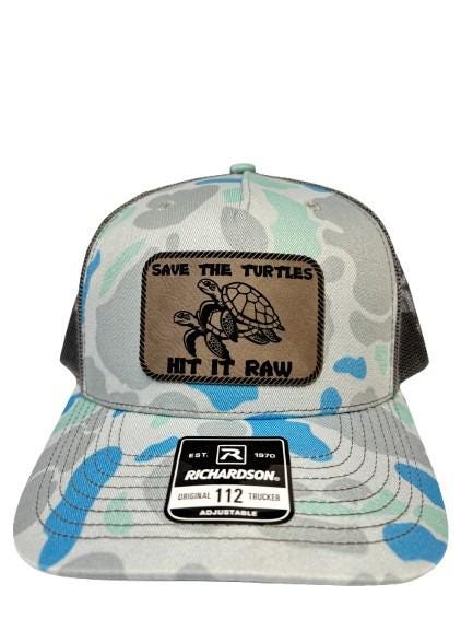Save The Turtles Trucker Hat: Funny Beach Comedy, Richardson 112