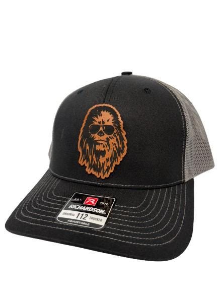 Star Wars Chewie Hat: Leather Patch Richardson 112 Snapback