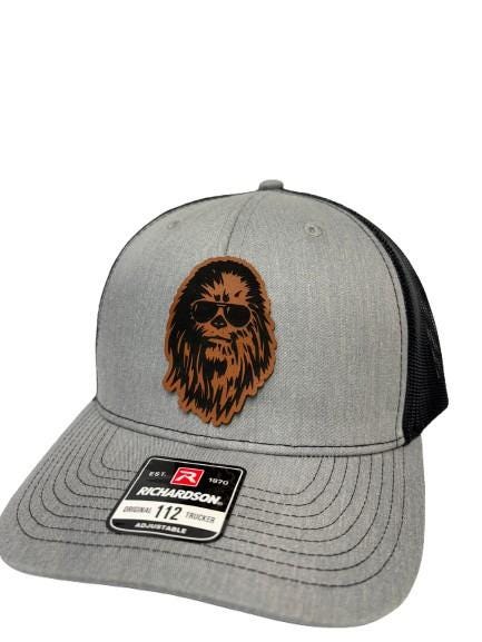 Star Wars Chewie Hat: Leather Patch Richardson 112 Snapback