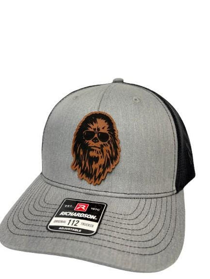 Star Wars Chewie Hat: Leather Patch Richardson 112 Snapback