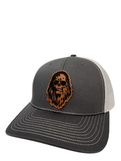 Star Wars Chewie Hat: Leather Patch Richardson 112 Snapback