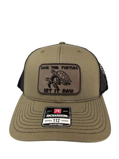 Save The Turtles Trucker Hat: Funny Beach Comedy, Richardson 112