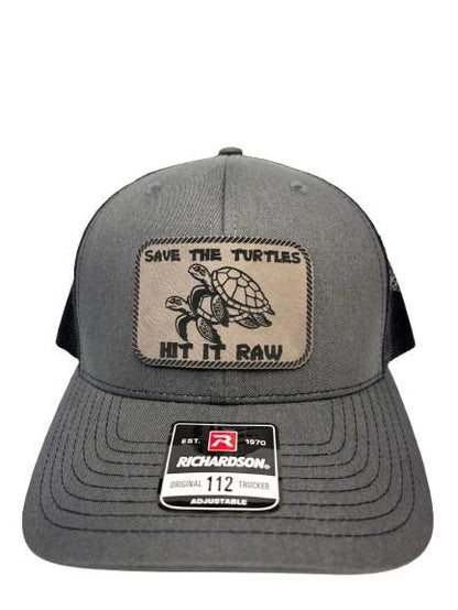 Save The Turtles Trucker Hat: Funny Beach Comedy, Richardson 112