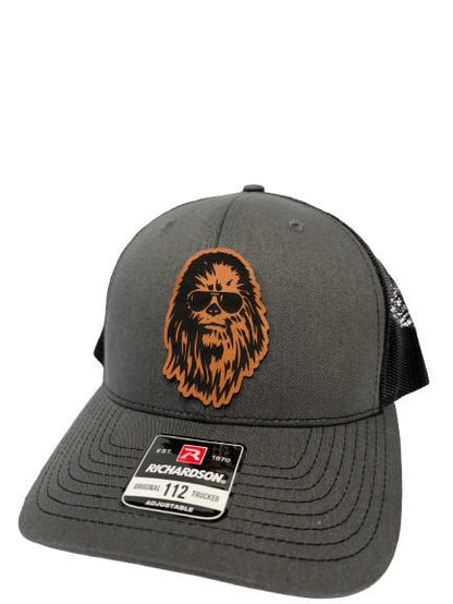Star Wars Chewie Hat: Leather Patch Richardson 112 Snapback