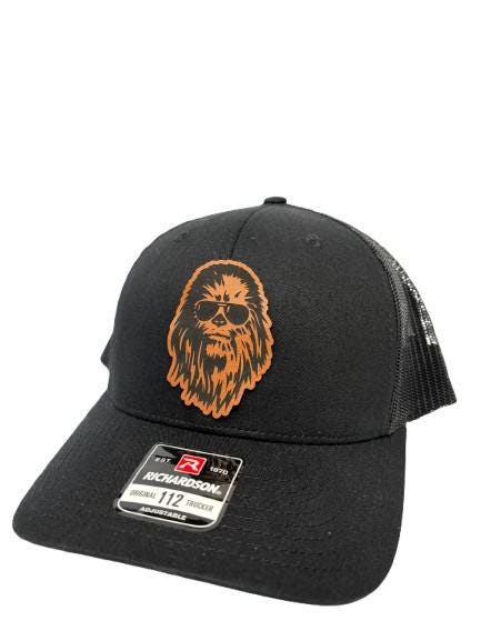Star Wars Chewie Hat: Leather Patch Richardson 112 Snapback