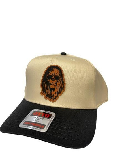 Star Wars Chewie Hat: Leather Patch Richardson 112 Snapback
