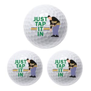 Happy Gilmore Golf Ball Set: Funny Movie Quote Gag Gift