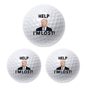 Funny Biden Golf Ball Set: Political Gag Gift for Golfers