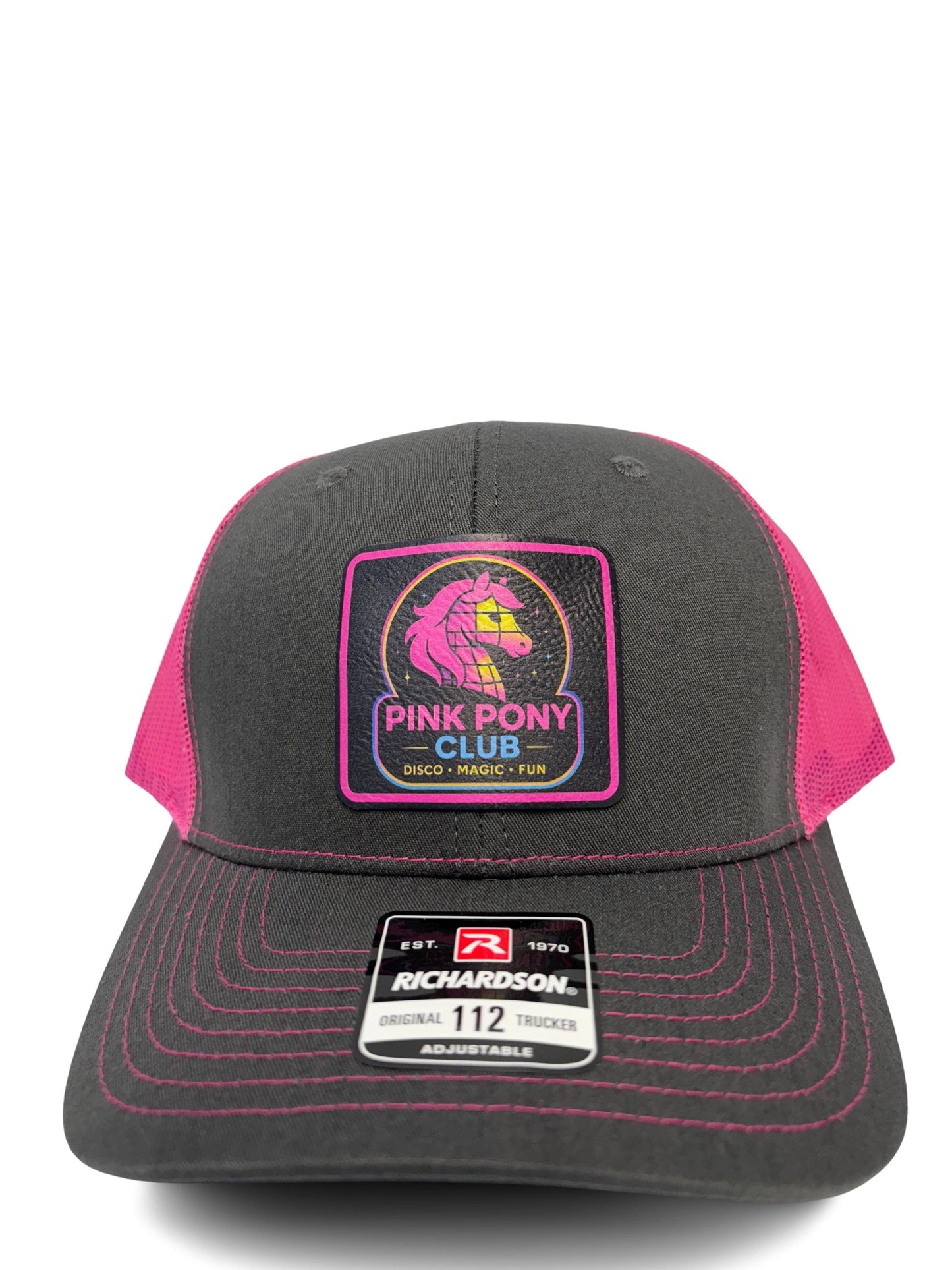 Pink Pony Club Trucker Hat – Retro Disco Cowgirl Cowboy Vibes